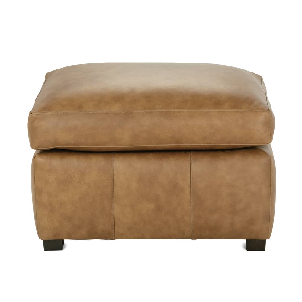 Desmond Leather Ottoman